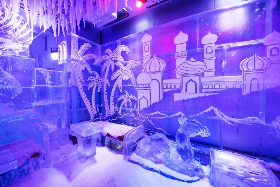 Chill out ice lounge