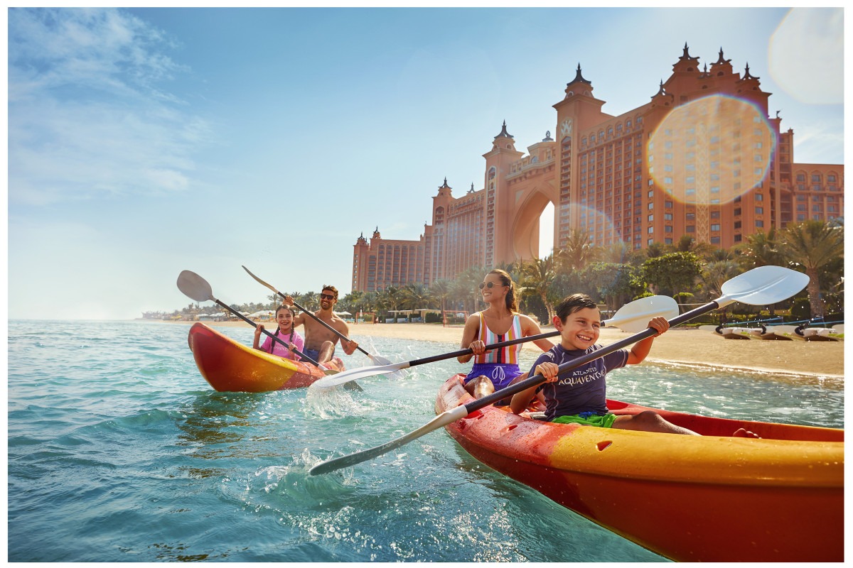 kayaking in Palm Jumeirah